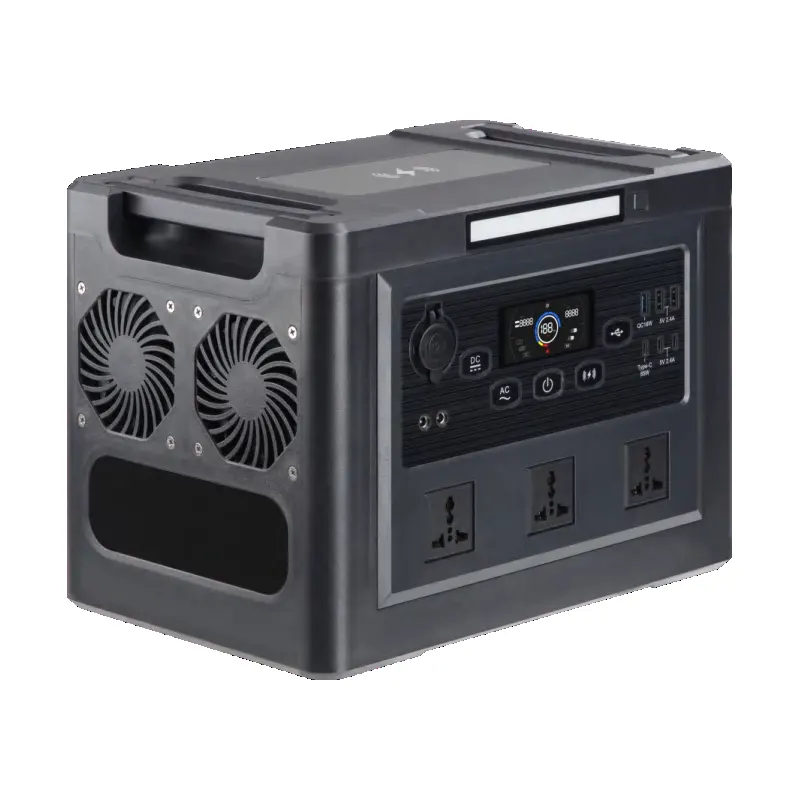 Draagbare buitenvoeding van 1200 W en 1008 WH