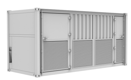 2570 kWh energieopslagsysteem op batterijen in containers