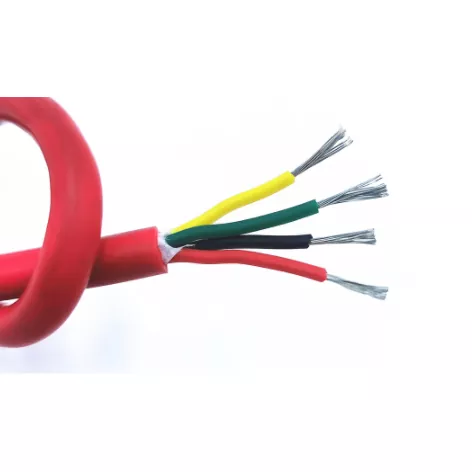 Hittebestendige siliconendraad